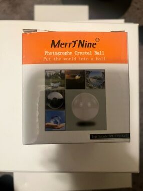 White Photography Crystal Ball - Clear K9 Lens Globe